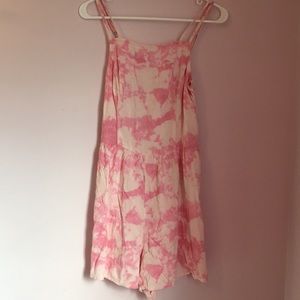 Pink romper - hollister